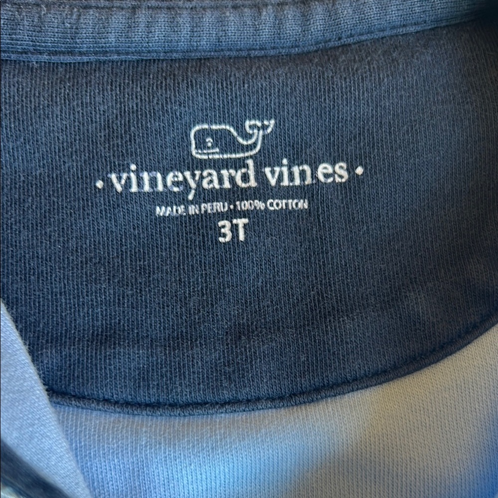 Vineyard Vines Sky Blue Half-Zip Sweater - Picture 5 of 8
